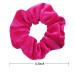 Guvass 2 Pack Hot Pink Velvet Hair Scrunchies for Women - Soft Elastic Hair Bands - Buy Online on GoSupps.com