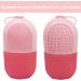 Silicone Cube Ice Roller for Face Cold Therapy Massage - Pink - Buy Online on GoSupps.com