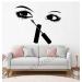 Mascara beaut cils mur vinyle autocollant d calcomanie Salon de beaut exquis d coration murale cils affiche personnalis cils67cm x 56cm