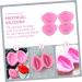 HOMSFOU 2pcs Baking Silicone Model Mini Cake Love Cake Valentine s Day Cake Holiday Cake Baking Lip Fondant Lip Shaped Molds Cupcake Silicone Lip Cookie Biscuit Chocolate Silica Gel 3D - Buy Online on GoSupps.com