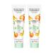EVOLUDERM - Peach Velvet Scrub - 150ml - 96% Natural Origin - Vegan - Made in France - Pack of 2 x 150 ml