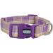 Yudote Soft Dog Collar - Checkered Violet Plaid for Small Dogs with Sensitive Skin - 1-Pack - Buy Online on GoSupps.com