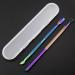 2pcs Nail Cuticle Pusher and Cutter Set Stainless Steel Double Ended Cuticle Pusher Nail Polish Remover Tool for Fingernails and Toenails Skin Scraper Manicure Tool (Silver) Nice and Practical - Buy Online on GoSupps.com