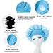 3 Pack Satin Bonnet Night Sleep Caps with Wide Elastic Band Silk Wrap Soft Head Cover Sleeping Hat for Women and Girls Curly Hair M-L Pink Black Blue - Buy Online on GoSupps.com