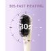 Hair Straightener Brush & Iron Comb - Fast Heat Anti-Scald Auto-Off | All Hair Types Women’s Styling Tool - Buy Online on GoSupps.com