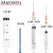 100 Pcs 18Ga 1 Inch Lab Dispensing Needles - Luer Lock - Individually Sealed - Buy Online on GoSupps.com
