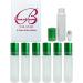 Beauticom 10ml Roller Bottles with Metal Cap & Stainless Steel Balls - Essential Oil Perfume Aromatherapy Lip Gloss (6 Pack Green) - International Shipping Available - Buy Online on GoSupps.com