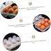 Uonlytech 1pc Box Outdoor Egg Carton Eggs Refrigerator Containers Outdoor Egg Container Take Egg Tray Orange 19.2X8.7X13.4CM - Buy Online on GoSupps.com