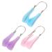 Hemobllo Lot de 3 Pinces pour Rehausser le Nez en Silicone Souple Couleurs Rose Bleu Violet Correcteurs de Pont Nasal pour Modelage et Renforcement Outil Beaut Pratique pour Usage