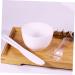 FOMIYES 2 Sets Silicone Mask Bowl Esthetician DIY Bowl Mask Mixing Tool Facial Mask Bowl Beauty Salon Mask Bowl Beauty Stirring Tools Ladies Suits Brush Cosmetic Silica Gel White Supplies - Buy Online on GoSupps.com