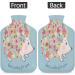 Cute Hedgehog Heat Bottle 2L | Spring & Summer Flower PVC Warming Bag for Hand & Foot Pain Relief | Heating & Cold Therapy - Buy Online on GoSupps.com