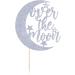 Auteby Over the Moon Cake Topper - First Holy Communion Over the Moon Cake Topper Baby Shower Birthday Party Decorations (Silver) - Buy Online on GoSupps.com
