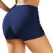 Women's UV Protection Short Swimming Trunks - Quick Dry Beach Shorts & Leggings | Dark Blue - Buy Online on GoSupps.com