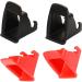 Yeesabella 4 PCS Car Seat Safety Clip Isofix Adapter Child Car Seat Safety Clip Latch Seat Belt Connector Guide Car Seat Buckle Cover