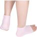 Soft Ventilate Gel Heel Socks for Dry Hard Cracked Skin - 3 Pairs (Pink Turquoise Grey) - Buy Online on GoSupps.com