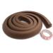 AKORD 2 METRE SAFETY EDGE PROTECTION FOR CHILD/BABY/KID/TODDLER - COVER FURNITURE CORNERS/EDGES - BABY PROOFING (Brown)