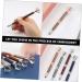 Healvian 2pcs Embroidery Pen Eyebrow Pen Brow Pencil Microblading Pen Eyebrow Kit Crystal - Buy Online on GoSupps.com