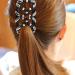 Beaded Hair Clip Double Stretchy Hair Comb Elastic Beads Hair Combs for Women Girls Hair Accessory - Buy Online on GoSupps.com