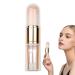 Retractable Powder Brush Retractable Foundation Brush | Cosmetic Brush Set | 5 in 1 Travel Powder Makeup Brush Portable Eyeshadow and Concealer Brushes for All Around Rose Gold