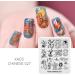 KADS Nail Stamping Plate Chinese Style Nail Art Stamp Template bamboo Lotus DIY Image Template Manicure Stamping Plate Stencil Tools (CN027) - Buy Online on GoSupps.com