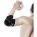 Rehband Elbow Support & Protector for Men & Women - 5mm Neoprene Black Elbow Support for Volleyball Handball & Indoor Sports - X-Large - Buy Online on GoSupps.com