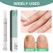 4-Piece Nail Care Pen Set with Tea Tree Oil Vitamin E & Aloe Vera - Well-Groomed Fingernails & Toenails - Includes Nail File - Green - Buy Online on GoSupps.com