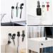 6x Aot Adhesive Hooks & 2x Towel Holders - Silicone Wall Hooks for Bathroom & Kitchen - Self-Adhesive Key & Razor Holders in 3 Colors - Buy Online on GoSupps.com