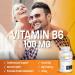 Premium Vitamin B6 100mg Supplement - Supports Protein Metabolism, Cardiovascular & Immune Health - 250 Tablets - Buy Online on GoSupps.com