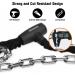 High-Security Bicycle Lock Chain 120 cm - Theft-Proof Brake Pad for Scooters Motorcycles & Lawnmowers (Black) - Buy Online on GoSupps.com