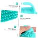 Seaesfoufu 2-in-1 Silicone Shampoo Brush for Women | Scalp Massager & Hair Cleaning Tool | Blue 10.5x7x5.5cm - Ideal for Healthy Hair & Relaxing Scalp Care - Buy Online on GoSupps.com