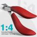 Professional Heavy Duty Toenail Clippers for Thick Nails - Long Handle Safety Scissors for Men & Seniors - RONAVO Red (for Thick Nails) - Buy Online on GoSupps.com