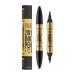 Eyebrow Pen Eyebrow 4 Tip Brow Pencil Eyebrow Pen Eyebrow Pencil Last All-Day Eyebrow Pencil with Fork Tip (Coffee)