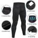 WRAGCFM Men's Compression Workout Leggings with Pockets - Black, Large - Buy Online on GoSupps.com