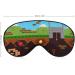 Retro Video Game Sleep Mask - Adjustable Strap Eye Cover for Sleeping and Travel - Buy Online on GoSupps.com