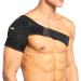 Acouto Black Shoulder Brace with Pressure Pad Breathable Shoulder Support for Rotator Cuff - Buy Online on GoSupps.com