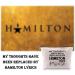 Hamilton Cosmetic Bag with Music - My Thoughts Have Been Replaced Lyrics - Talk Less Smile More Design - EU Shipping Available - Buy Online on GoSupps.com