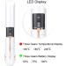 Portable USB Charging Hair Styler | Cordless Curler & Straightener with 3D Comb Teeth & LED Display - International Shipping Available - Buy Online on GoSupps.com