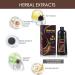 3-in-1 Hair Dye Shampoo for Instant Grey Coverage - Herbal Ingredients for Women & Men - 500mL (Coffee) - Buy Online on GoSupps.com