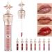 Pakivs 8-Piece Mirror Water Gloss Lip Gloss Set - Moisturizing Lip Stain with Star Stick Design - Buy Online on GoSupps.com