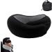 Endxedio Wander Plus travel pillows hiking plus travel neck pillow hiking plus neck pillows memory foam travel pillows neck pillows to sleep hiking plus (black)