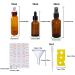 10ml Roll-On Bottles - Refillable Spray & Drip Bottles with Essential Oils Labels Funnel & Opener - 13 Pack for Skin Care - Buy Online on GoSupps.com
