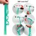 Teal Blue Clip-In Hair Extensions for Kids - 10pcs Fairy Hairpieces | 22? Halloween Accessories - Buy Online on GoSupps.com