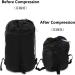 JEELAD Ultralight Compression Sack for Sleeping Bag | Space-Saving Gear for Camping, Hiking & Travel | Black Small - Buy Online on GoSupps.com