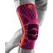 Bauerfeind Knee Support with Silicone Ring - Left/Right Fit - Pink L | Best Knee Brace for Pain Relief | International Shipping Available - Buy Online on GoSupps.com