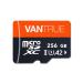Vantrue 256GB microSDXC UHS-I U3 4K UHD Video High Speed Transfer Monitoring SD Card with Adapter for Dash Cams, Body Cams, Action Camera, Surveillance & Security Cams Vantrue 256GB microSD Card
