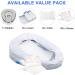 Stainless Steel Bed Pan for Elderly Females - Heavy Duty Set with 30 Disposable Liners - Large Thick Bedpan with Lid for Men and Women - Home Use - Buy Online on GoSupps.com