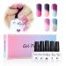 Vishine Gel Nail Polish Set Soak Off UV LED gel nail polish temperature color changing Chameleon Nail Polish Kit 5Pcs 10ml
