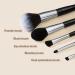 Travel Makeup Brush Set - 5 Pcs Essential Face & Eye Brushes | Portable Travel Makeup Kit with Pouch & Brush Cover | Shop Now for International Delivery - Buy Online on GoSupps.com