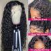 Pizazz 13x4 HD Transparent Deep Wave Lace Front Wig 14 Inch Black Color - Pre Plucked 180 Density Glueless Frontal Wig for Black Women - Buy Online on GoSupps.com