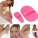 TEEROVA Portable Exfoliating Hair Removal Pads Set for Smooth Skin on Legs Arm Face Top Lip Pink - Buy Online on GoSupps.com